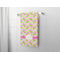 Pink & Green Geometric Bath Towel - LIFESTYLE
