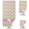 Pink & Green Geometric Bath Towel Sets - 3-piece - Approval