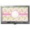 Pink & Green Geometric Business Card Case