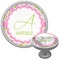 Pink & Green Geometric Cabinet Knob (Personalized)