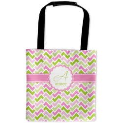 Pink & Green Geometric Auto Back Seat Organizer Bag (Personalized)