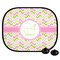 Pink & Green Geometric Car Side Window Sun Shade (Personalized)