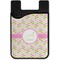 Pink & Green Geometric Cell Phone Credit Card Holder