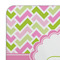 Pink & Green Geometric Coaster Set - DETAIL