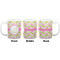 Pink & Green Geometric Coffee Mug - 11 oz - White APPROVAL