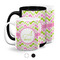 Pink & Green Geometric Coffee Mugs Main