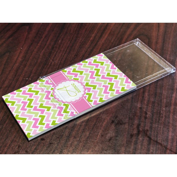 Pink & Green Geometric Colored Pencils - In Package