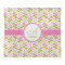 Pink & Green Geometric Comforter - King - Front