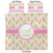 Pink & Green Geometric Comforter Set - King - Approval