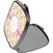 Pink & Green Geometric Compact Mirror (Side View)