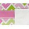Pink & Green Geometric Cooling Towel- Detail