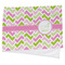 Pink & Green Geometric Cooling Towel- Main