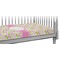 Pink & Green Geometric Crib Fitted Sheet (Personalized)