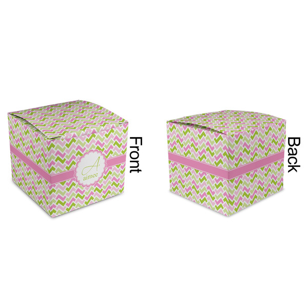 Pink & Green Geometric Cubic Gift Box - Approval