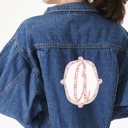 Pink & Green Geometric Large Custom Shape Patch - 2XL (Personalized)