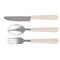 Pink & Green Geometric Cutlery Set - FRONT