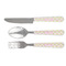 Pink & Green Geometric Cutlery Set (Personalized)