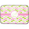 Pink & Green Geometric Dish Drying Mat (Personalized)