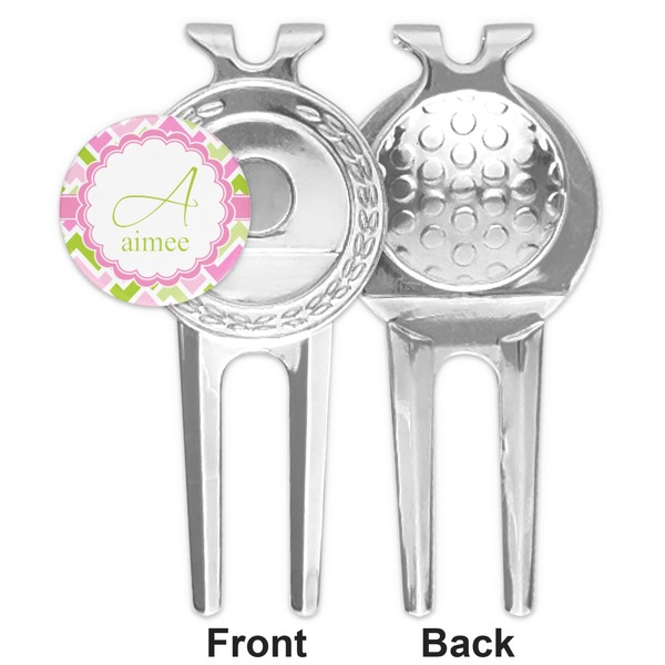 Pink & Green Geometric Divot Tool - Second