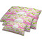 Pink & Green Geometric Dog Beds - MAIN (sm, med, lrg)