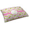 Pink & Green Geometric Dog Beds - SMALL