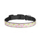 Pink & Green Geometric Dog Collar - Small - Front
