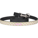 Pink & Green Geometric Dog Leash (Personalized)