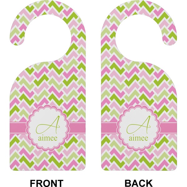 Pink & Green Geometric Door Hanger (Approval)