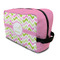 Pink & Green Geometric Toiletry Bag / Dopp Kit (Personalized)