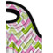 Pink & Green Geometric Double Wine Tote - Detail 1 (new)
