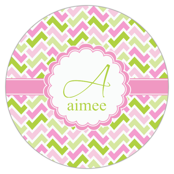 Pink & Green Geometric Drink Topper - Small - Single