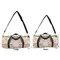 Pink & Green Geometric Duffle Bag Small and Large