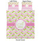 Pink & Green Geometric Duvet Cover Set - Queen - Approval