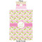 Pink & Green Geometric Duvet Cover Set - Twin - Approval