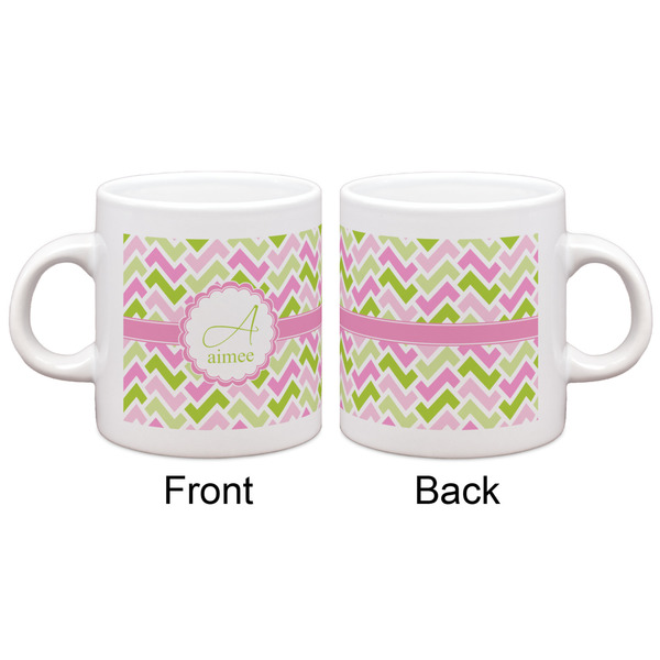 Pink & Green Geometric Espresso Cup - Apvl