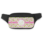 Pink & Green Geometric Fanny Pack (Personalized)