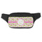 Pink & Green Geometric Fanny Packs - FRONT