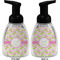 Pink & Green Geometric Foam Soap Bottle (Front & Back)