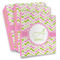 Pink & Green Geometric Full Wrap Binders - PARENT/MAIN