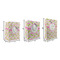 Pink & Green Geometric Gift Bags - All Sizes - Dimensions