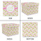 Pink & Green Geometric Gift Boxes with Lid - Canvas Wrapped - Medium - Approval