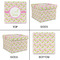 Pink & Green Geometric Gift Boxes with Lid - Canvas Wrapped - X-Large - Approval
