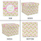 Pink & Green Geometric Gift Boxes with Lid - Canvas Wrapped - XX-Large - Approval