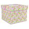 Pink & Green Geometric Gift Boxes with Lid - Canvas Wrapped - XX-Large - Front/Main