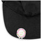 Pink & Green Geometric Golf Ball Marker Hat Clip - Main