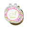 Pink & Green Geometric Golf Ball Marker Hat Clip - PARENT/MAIN
