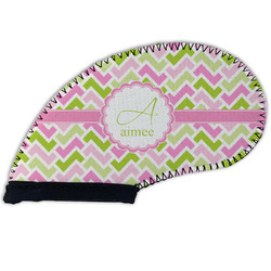 Pink & Green Geometric Golf Club Iron Cover (Personalized)