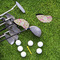 Pink & Green Geometric Golf Club Covers - LIFESTYLE