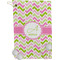 Pink & Green Geometric Golf Towel (Personalized)