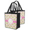Pink & Green Geometric Grocery Bag - MAIN